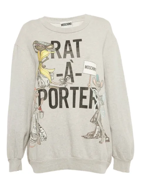 Moschino Pre-Owned sudadera con motivo de rata