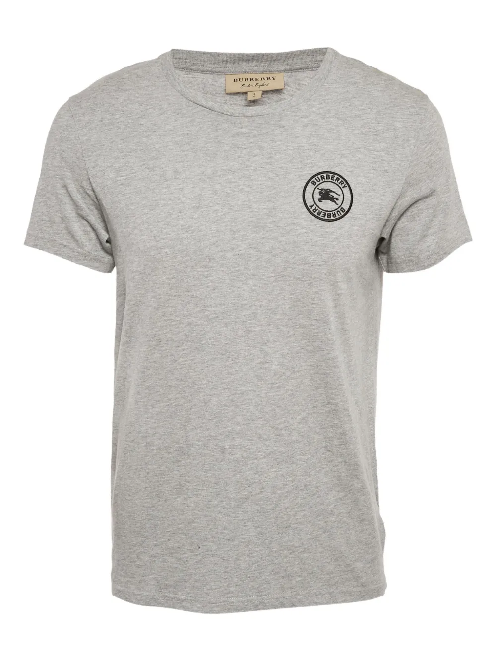 Burberry Pre-Owned playera con logo bordado | gris | Image 1