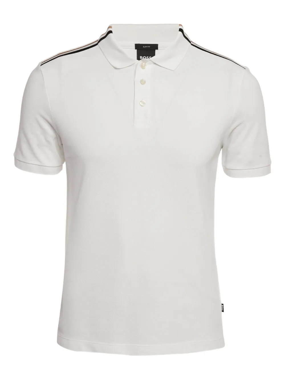 Pre-owned Hugo Boss Cotton Polo Shirt In White