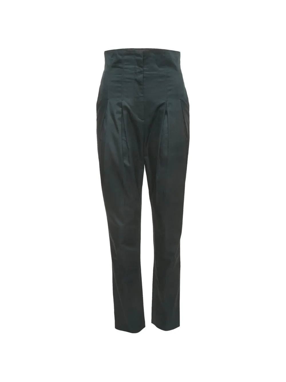 Giambattista Valli pleated high-waisted trousers - Verde