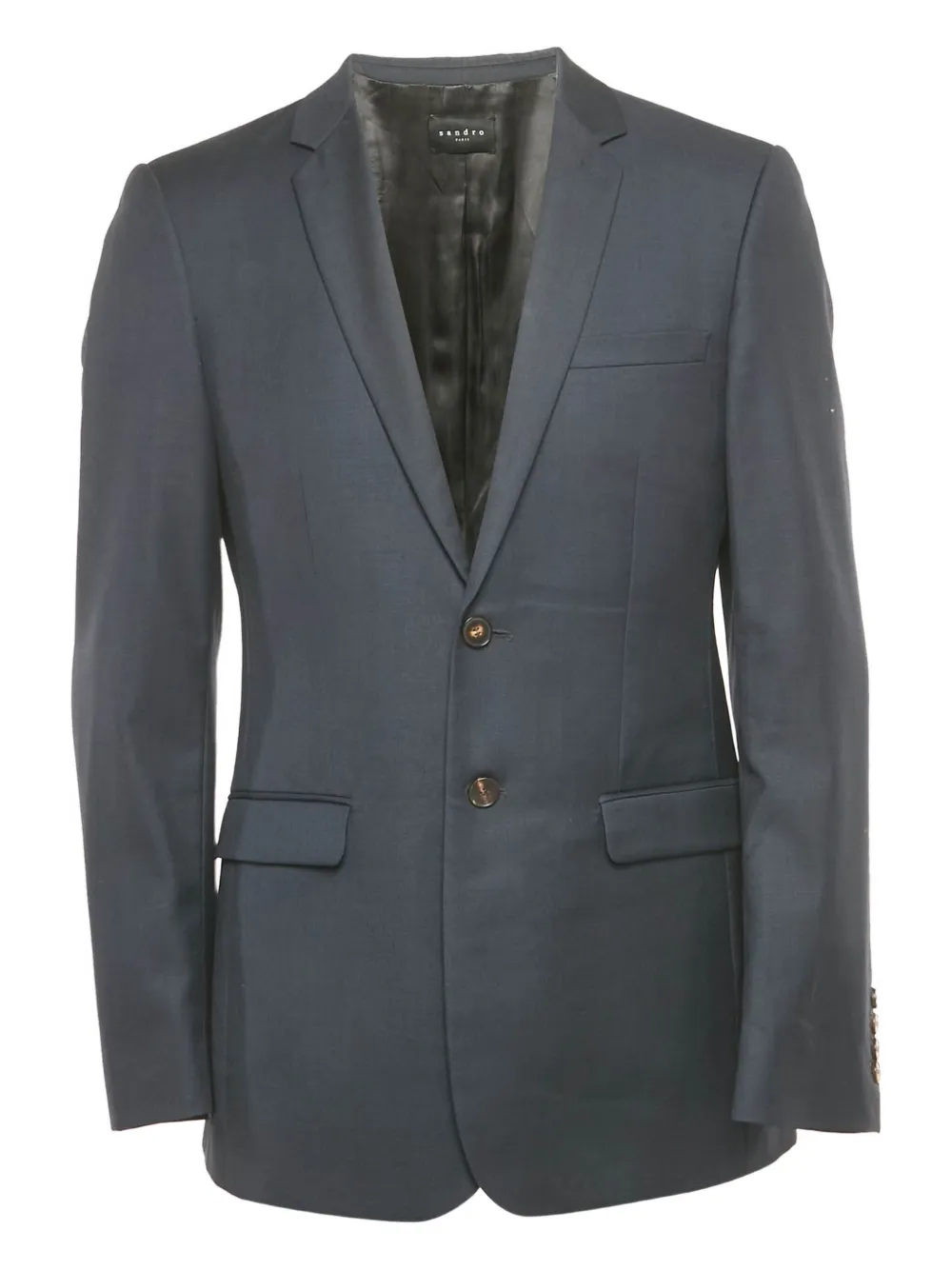 SANDRO two-button wool blazer | Blue | Image 1