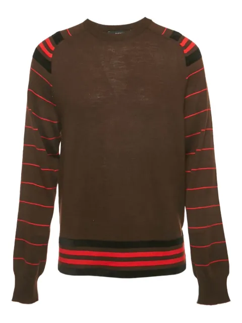 Givenchy Pre-Owned striped wool pullover