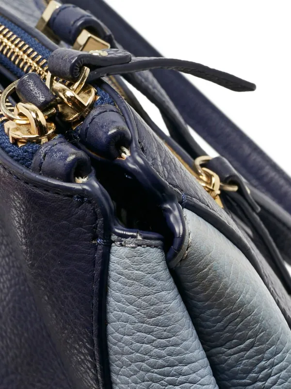 Kate Spade バイカラー レザーハンドバッグ | ブルー | FARFETCH JP