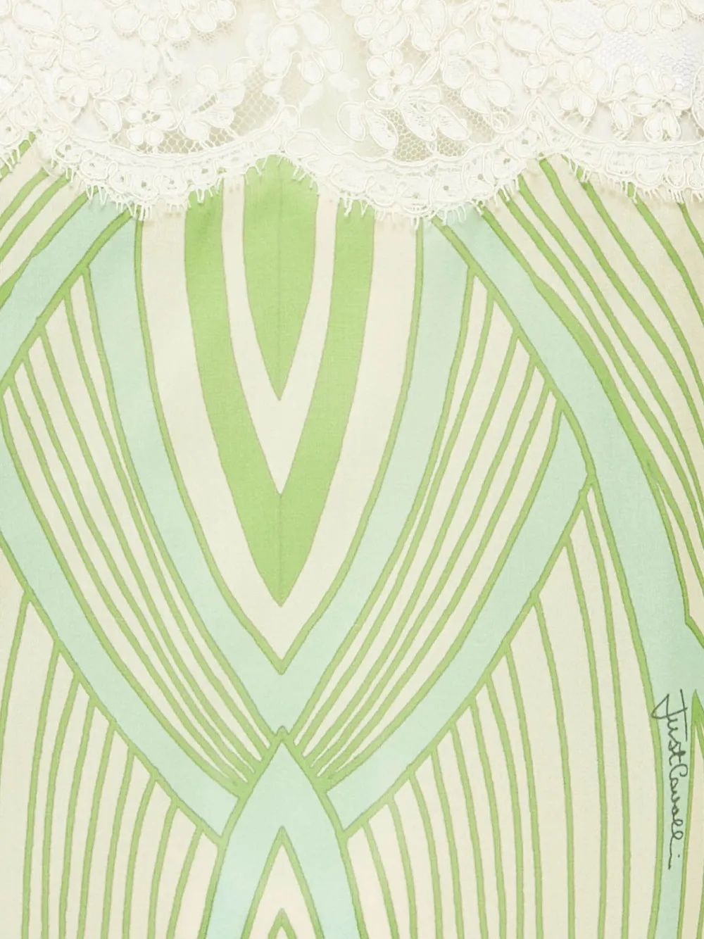 Just Cavalli top con ribete de encaje | Image 2