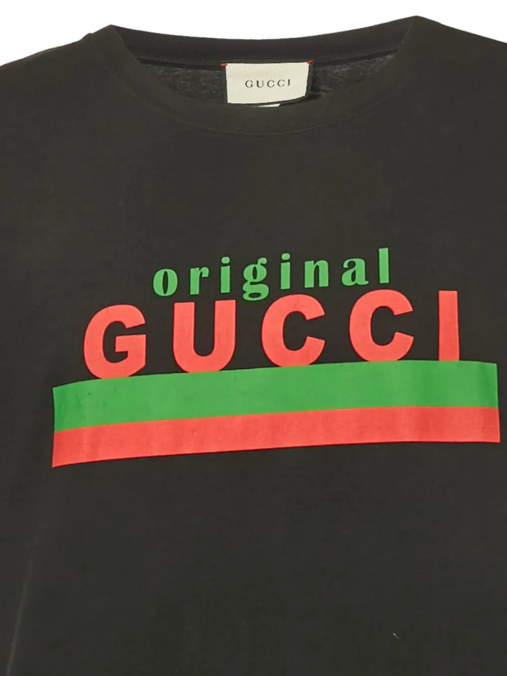 Gucci Pre-Owned playera con logo estampado y cuello redondo | Image 2