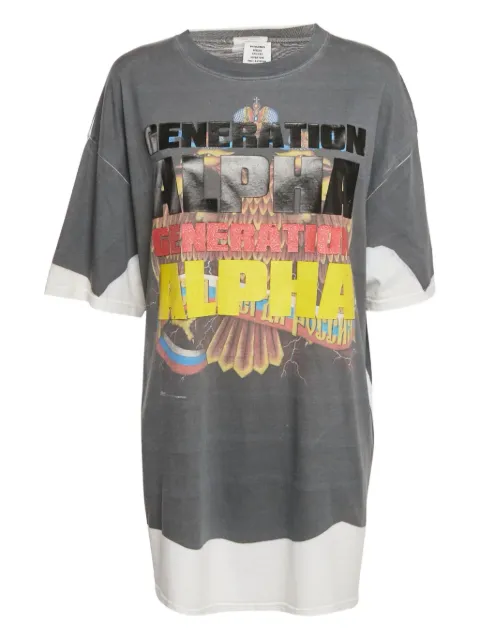 VETEMENTS graphic-print cotton T-shirt