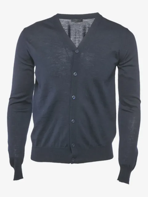 Prada Pre-Owned fine-knit wool cardigan