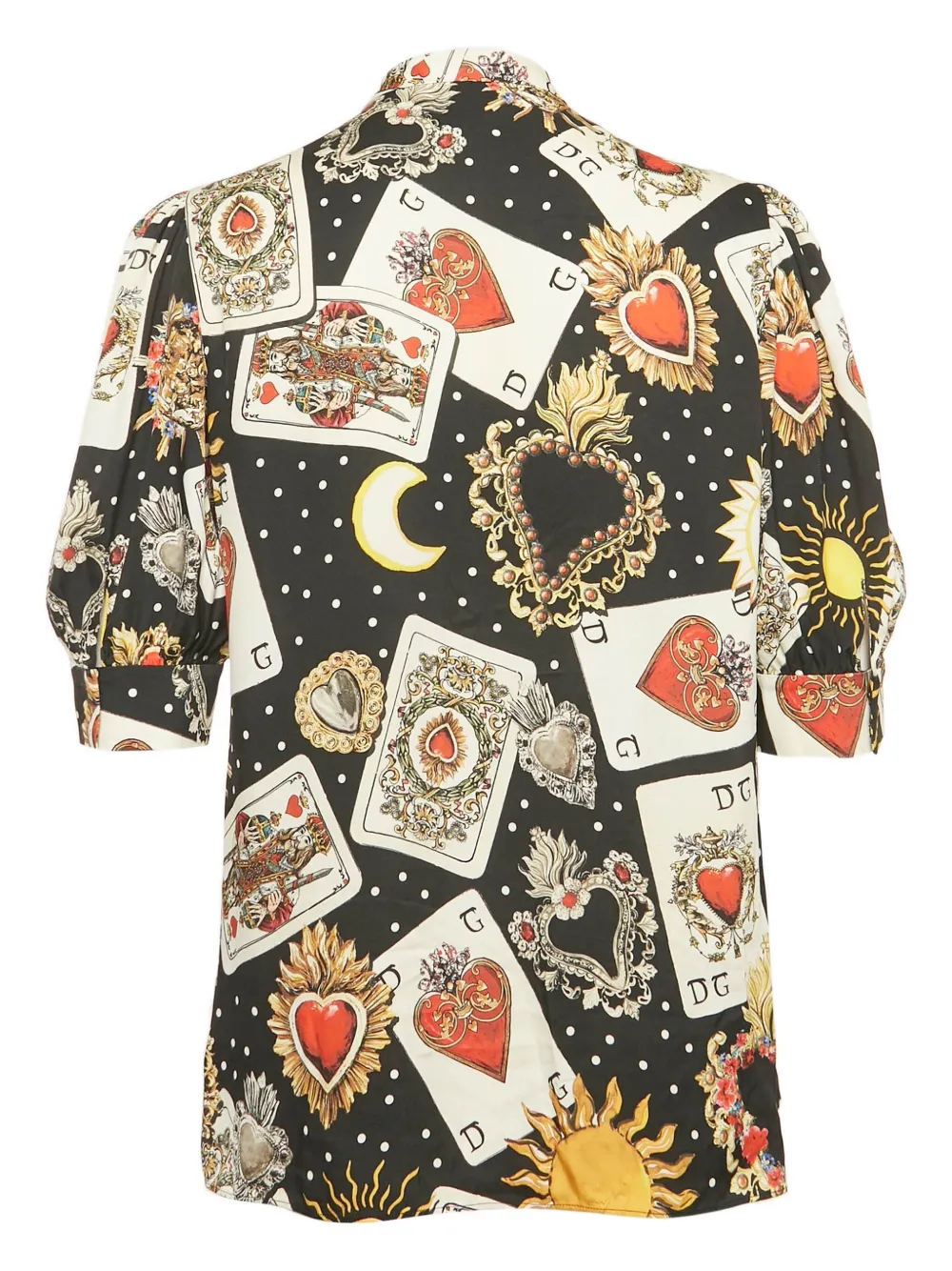 Dolce & Gabbana Pre-Owned camisa con tarjeta estampada | Image 2