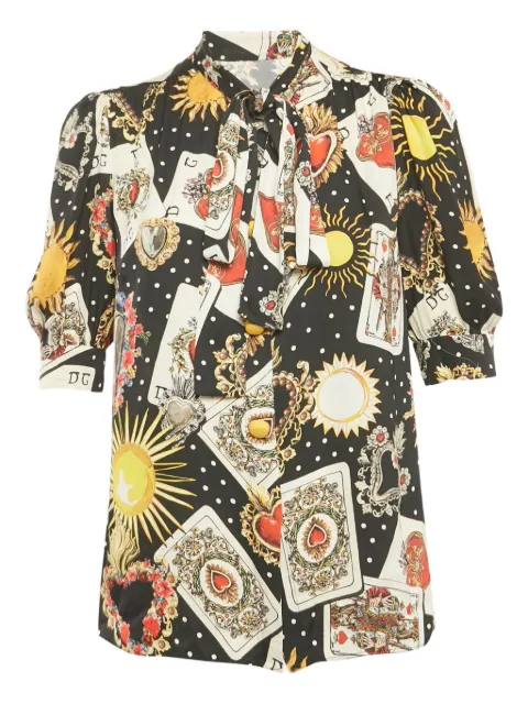Dolce & Gabbana Pre-Owned card-print shirt
