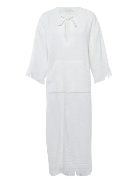 ZIMMERMANN palm-tree fringed maxi dress