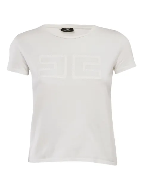 Elisabetta Franchi t-shirt à logo brodé