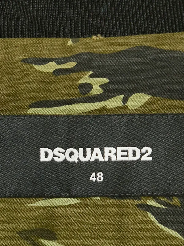 DSQUARED2 camouflage-pattern Bomber Jacket | Green | FARFETCH