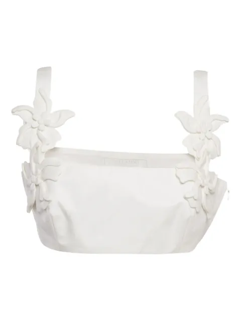 Valentino Pre-Owned floral-appliqué top