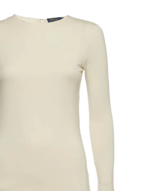ralph lauren long sleeve jersey dress Surplice Jersey Dress