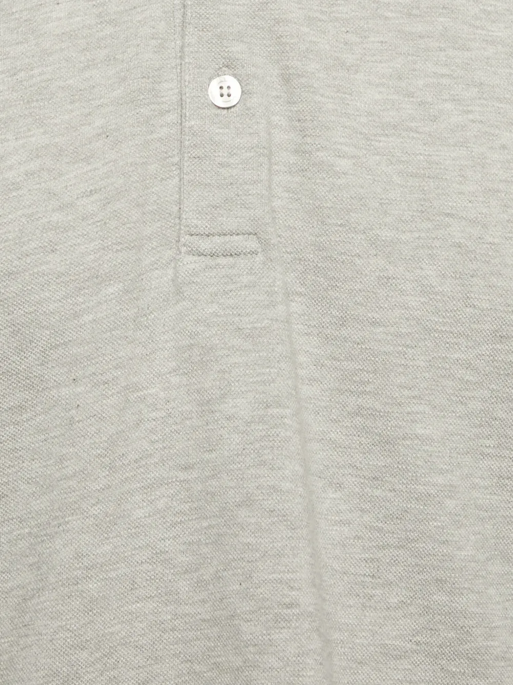 Pre-owned D&g Embroidered-logo Polo Shirt In Gray
