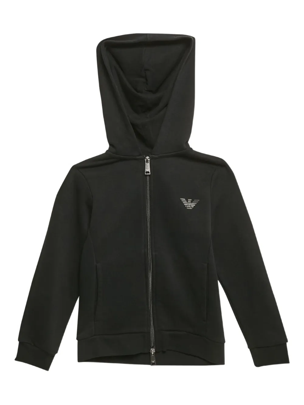 Emporio Armani Pre-Owned Felpa con zip - Nero