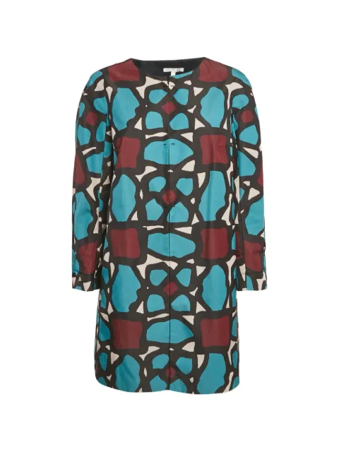 Paule Ka abstract-print round-neck mini dress