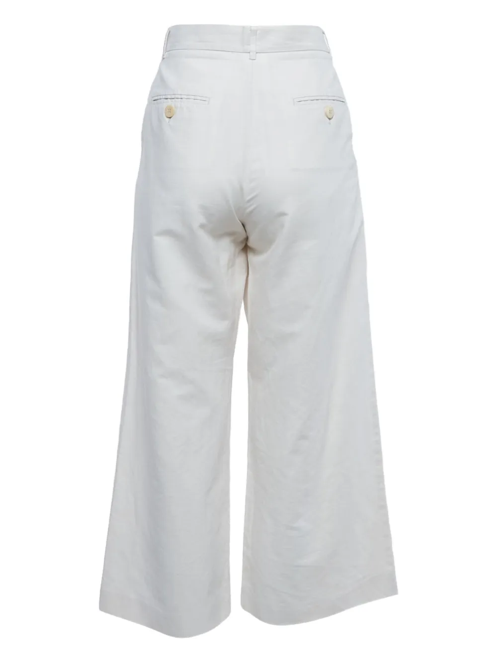 Weekend Max Mara Katoenen gabardine pantalon - Wit
