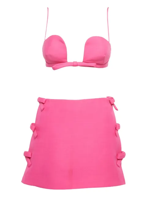 Valentino Pre-Owned bow-detail three-piece set