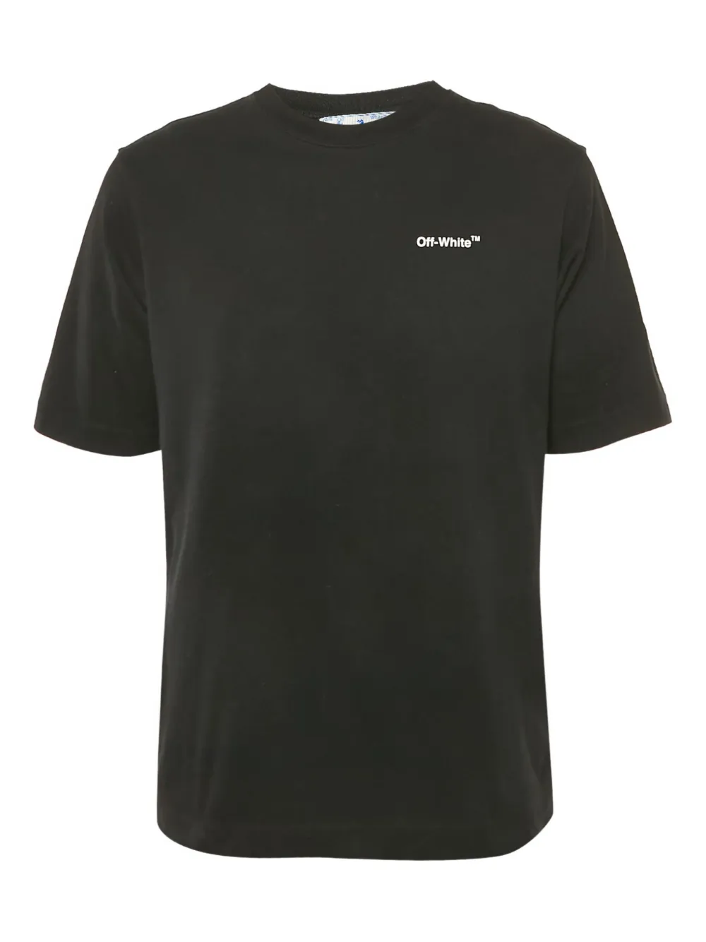 Off-White Pre-Owned playera de algodón con logo estampado | negro | Image 1