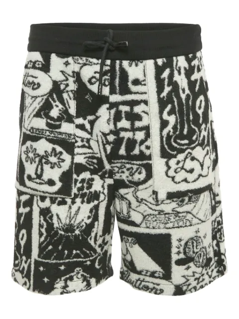 Louis Vuitton Pre-Owned shorts con caricatura estampada