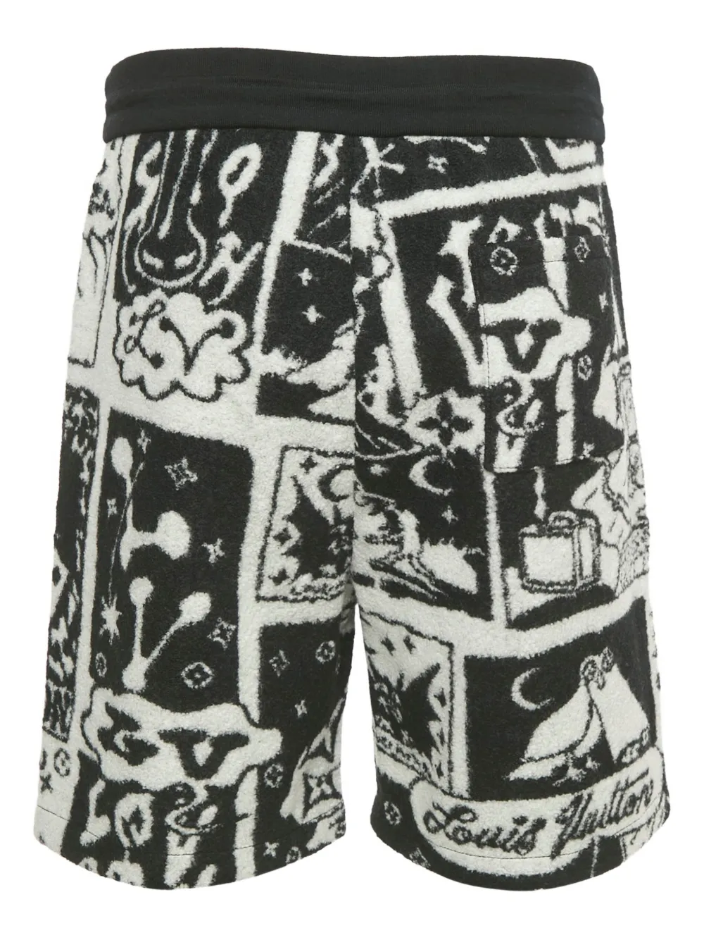 Louis Vuitton Pre-Owned shorts con caricatura estampada | Image 2