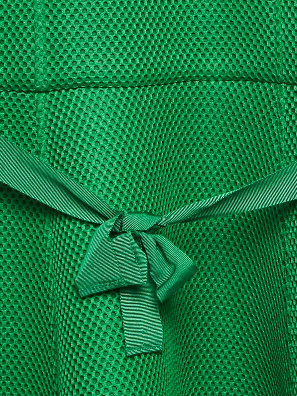 Carolina Herrera Jurk met mesh lint - Groen