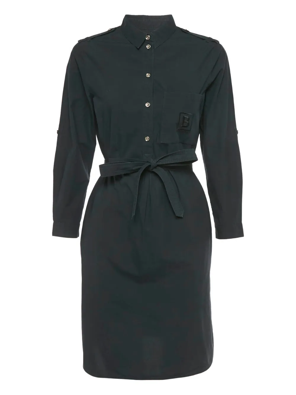 Burberry Pre-Owned vestido camisero de algodón | azul | Image 1