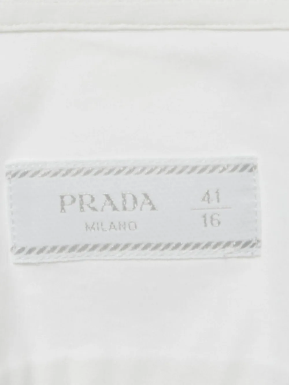  Prada Pre-owned Camisa De Algodón 2010 - Blanco 
