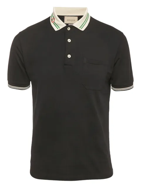 Gucci Pre-Owned playera tipo polo con detalle GG