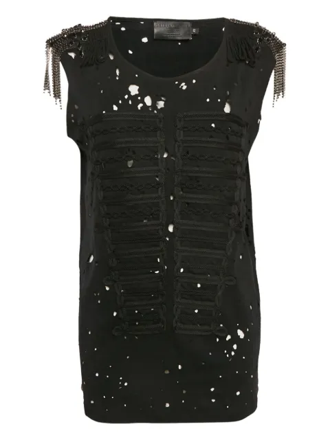 Philipp Plein crystal-embellishment tank top