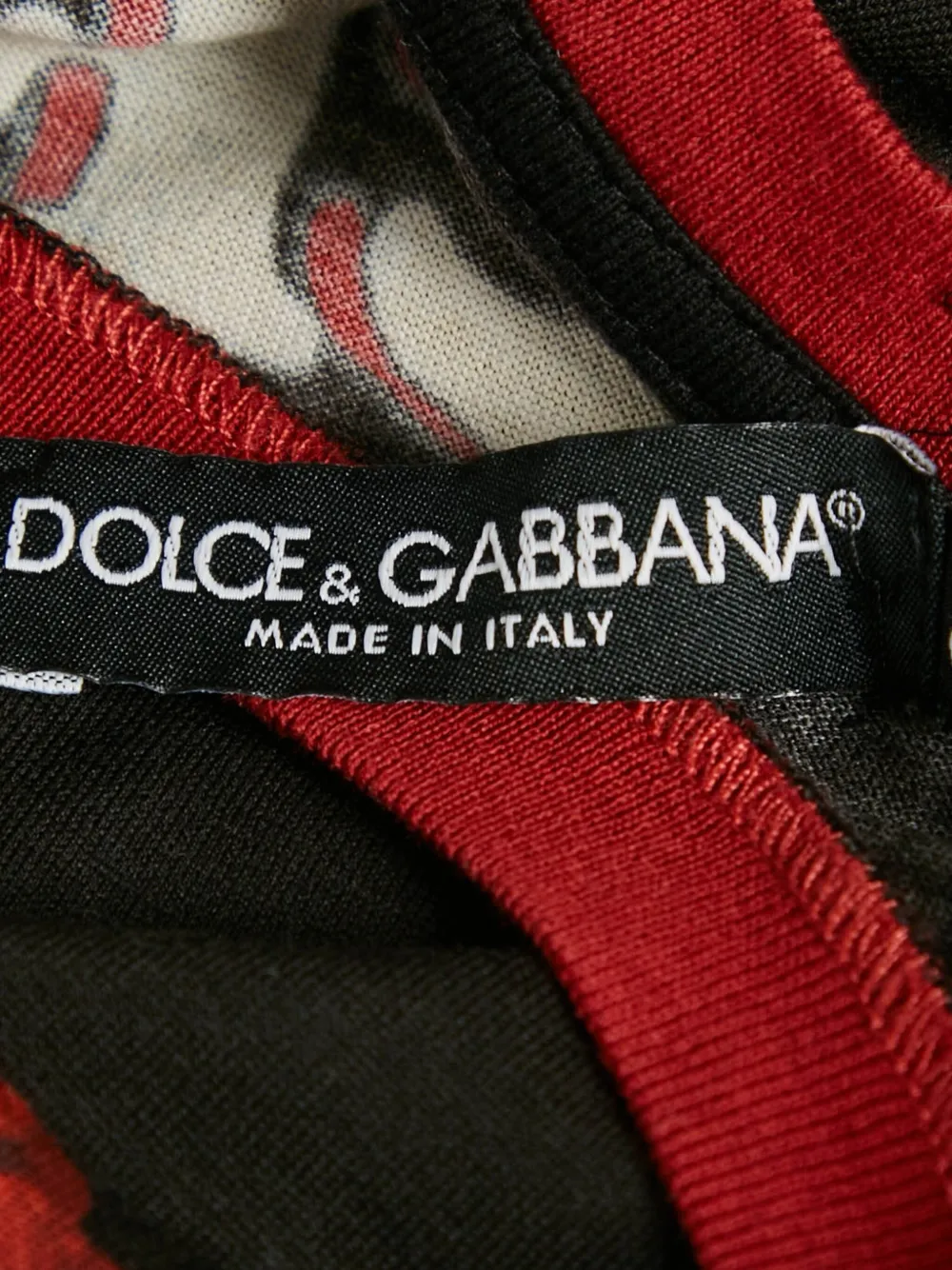 Pre-owned Dolce & Gabbana Bring Me To The Moon-print Sleeveless Top In Black