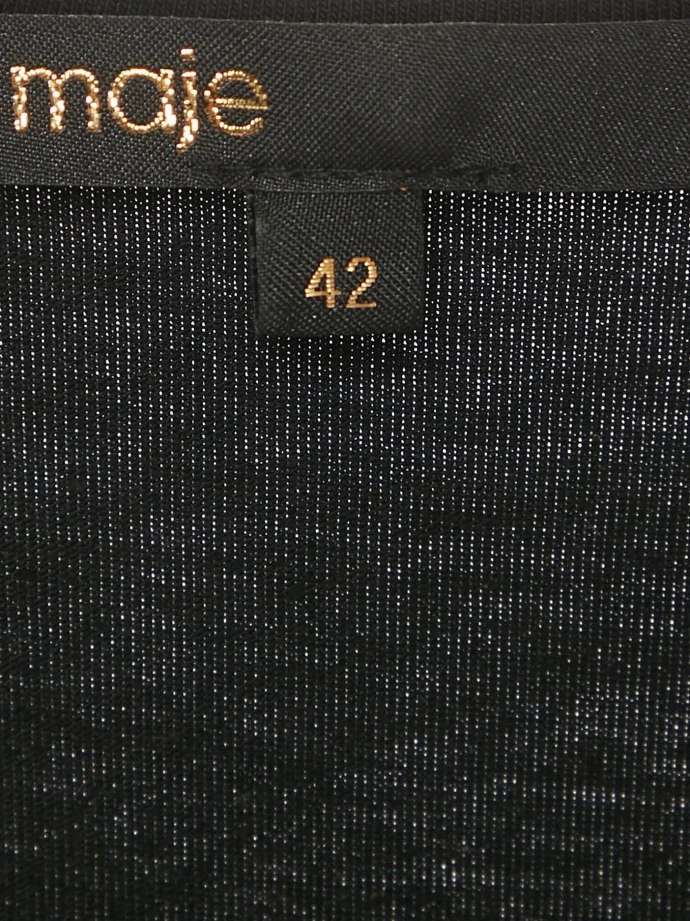 Maje Tweed mini-jurk - Zwart