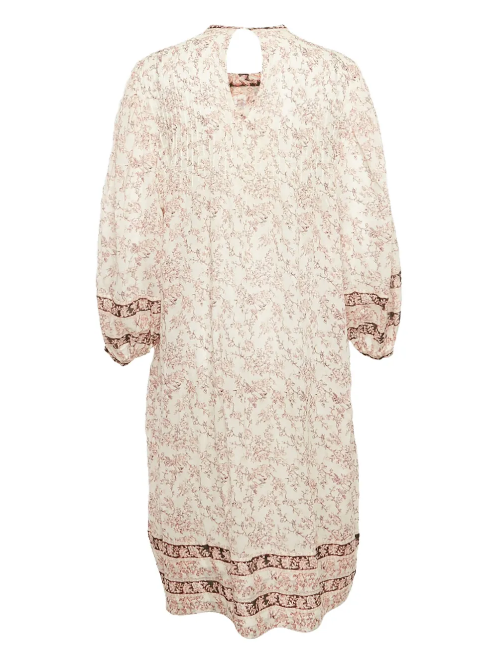 MARANT ÉTOILE Midi-jurk met bloemenprint - Roze