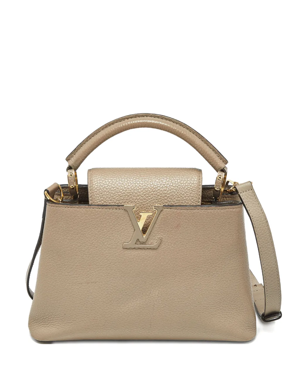 Louis Vuitton Pre-Owned 2017 Capucines BB leather tote bag - Toni neutri