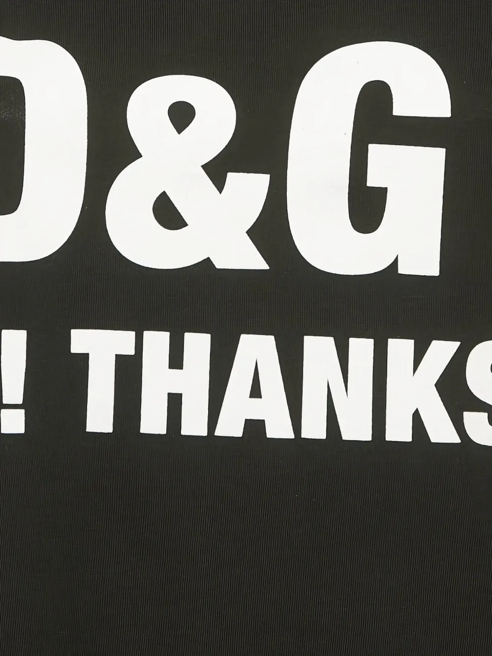 Pre-owned Dolce & Gabbana Logo-print Sleeveless Top In Black