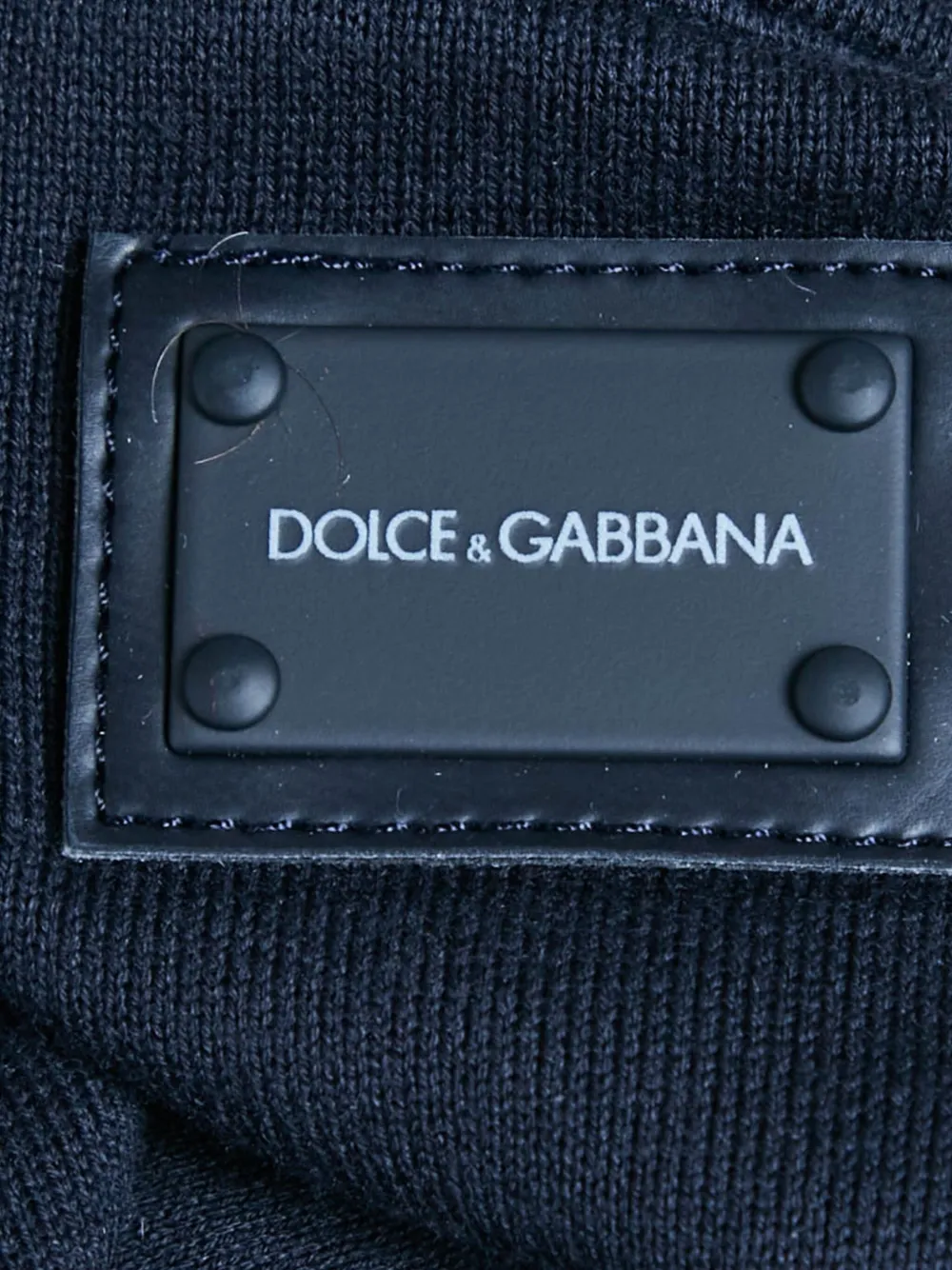 Dolce & Gabbana Pre-Owned Shorts met elastische tailleband en logoplakkaat Blauw