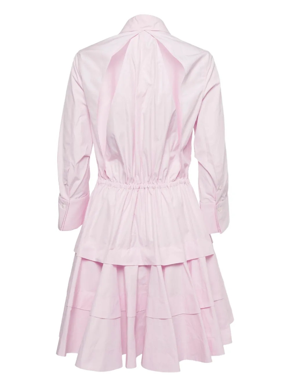 Alaïa Pre-Owned Gelaagde jurk met knopen - Roze