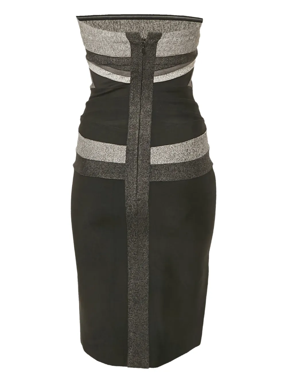 Hervé Léger Pre-Owned Gebreide bandage jurk - Zwart