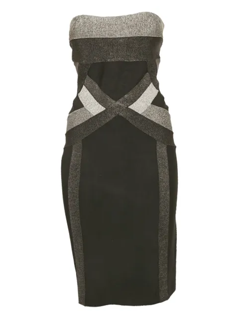 Hervé Léger Pre-Owned knitted bandage dress