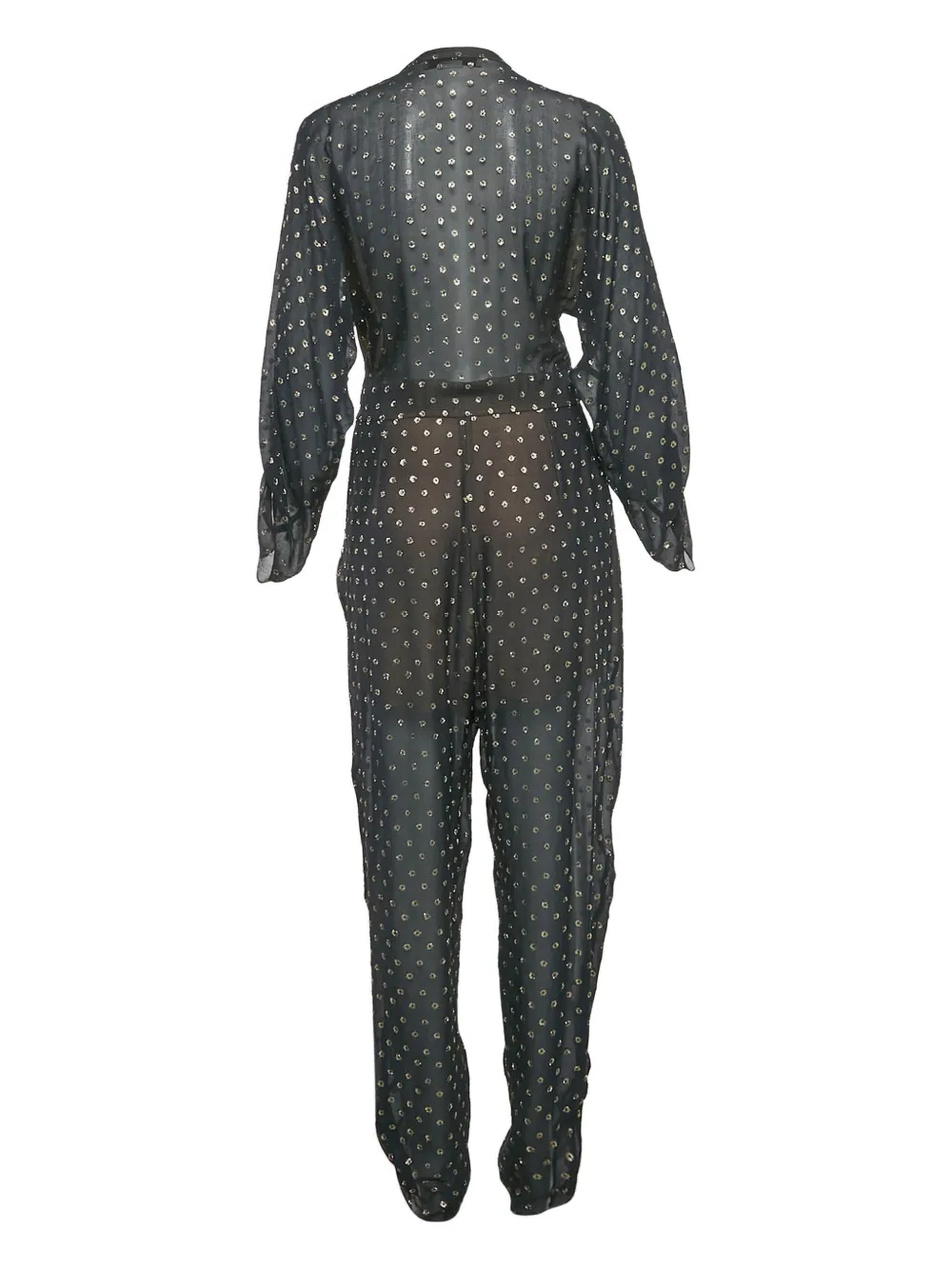 Stella McCartney Pre-Owned Jumpsuit met stippen - Blauw
