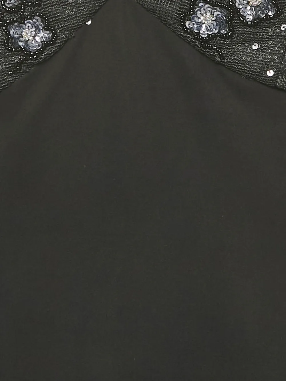 Armani Vintage Jurk verfraaid met pailletten - Zwart