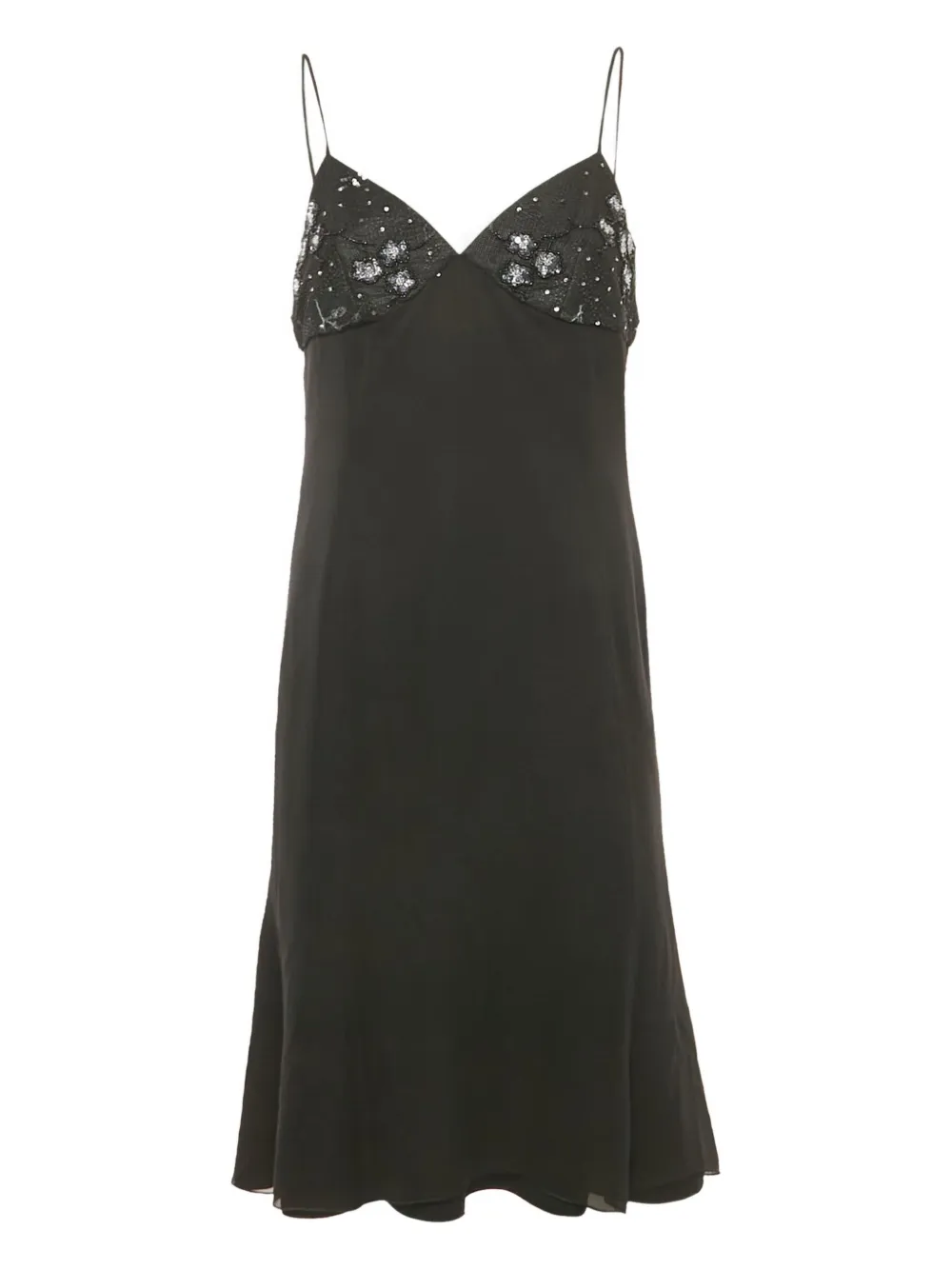 Armani Vintage Abito con paillettes - Nero