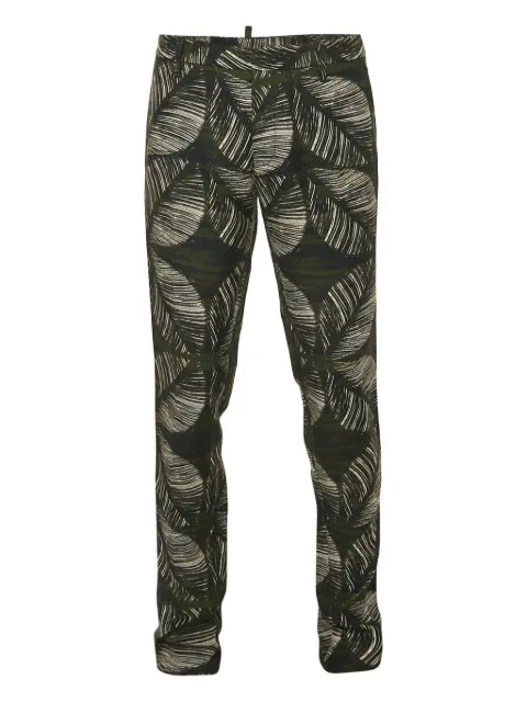 DSQUARED2 tropical-print trousers
