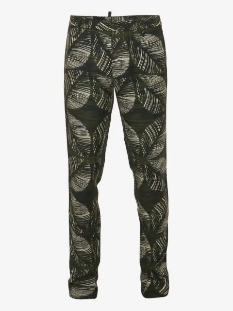 DSQUARED2 tropical-print trousers
