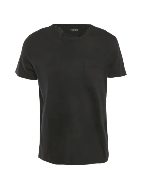 Tom Ford Pre-Owned cotton crew neck pocket t-shirt