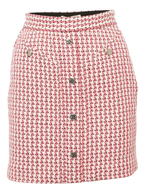 Maje tweed mini skirt