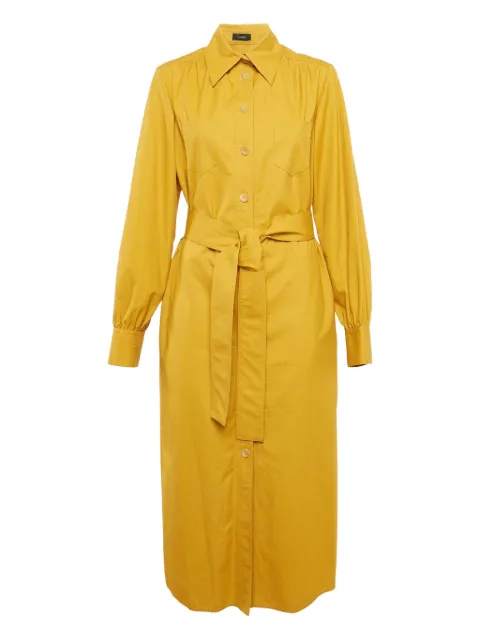 JOSEPH belted shirt dress