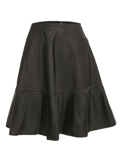 Prada Pre-Owned pleated-hem midi skirt