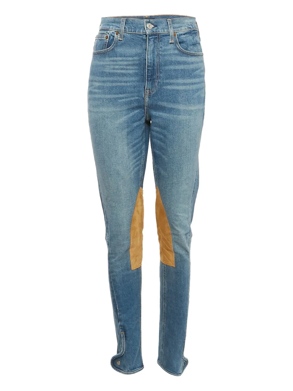 Polo Ralph Lauren Vintage Jeans con applicazione al ginocchio - Blu
